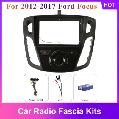 2 din For Ford Focus 2012-2017 Car Stereo Radio Fascia Plate Panel Frame Kits
