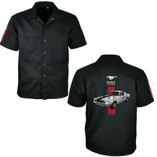 FORD MUSTANG Hemd Worker Licensed 50th Anniversary Shirt Workwear *0030 A black