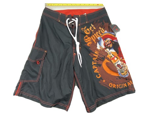 Wave Pirate Rum Swim Trunks Swimsuit Sz 