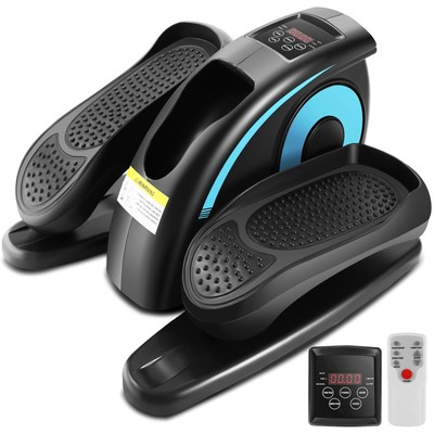 Under Desk Elliptical Pedal Exerciser Seated Elliptical Machines with Remote HOT