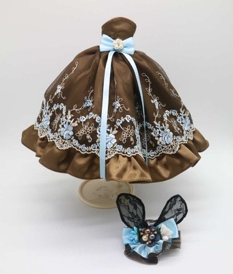 Princess Dress for 12'' Blythe Doll BJD Clothe Headpiece Fashion Toys Accessories