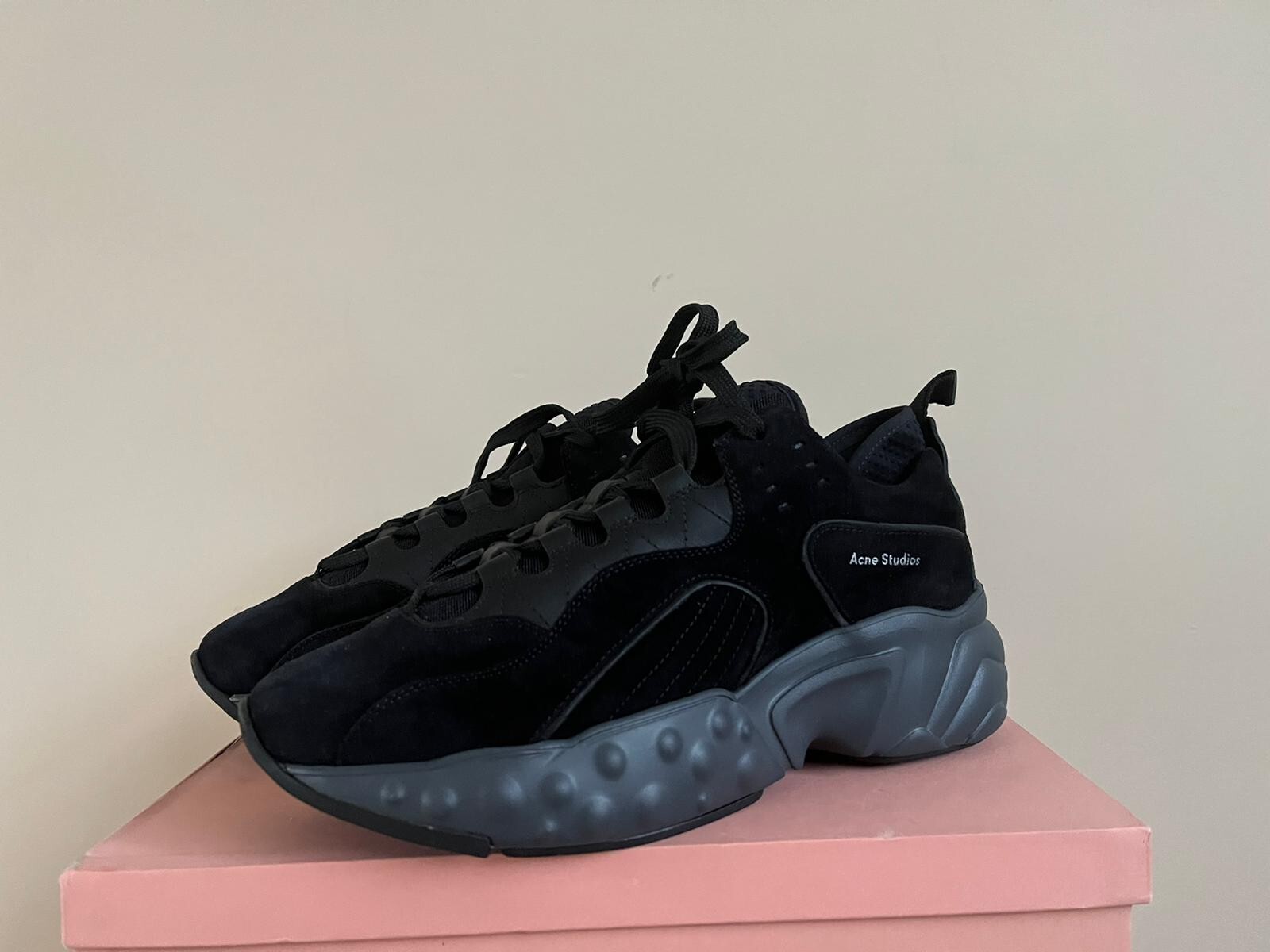 Acne Studios , Rockaway Sneakers in Multi Black , BNIB 40 / 7 US image 5