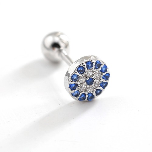 Gem Crystal Ear Cartilage Helix Ring Bar Stud Ear Cuff Climber Piercing Earring - Picture 99 of 268