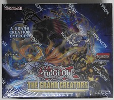 YUGIOH! GRAND CREATORS BOOSTER BOX(24 PACKS) -  1st EDITION - FREE UK P&P