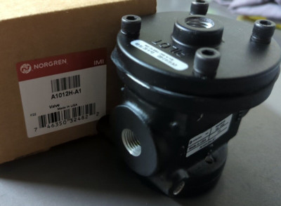 NORGREN A1012H-A1 Poppet Valve, 2/2 NC, air/spring, 1/4  NPT ports