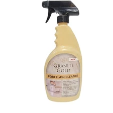 Granite Gold Porcelain Cleaner Spray 24 Oz Streak-Free For Bathroom Kitchen Surf