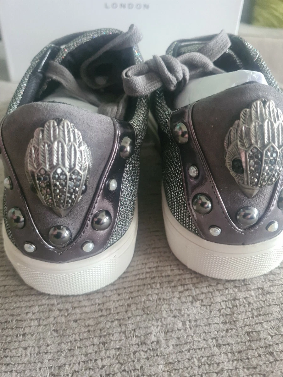 Kurt geiger ludo silver hot sale