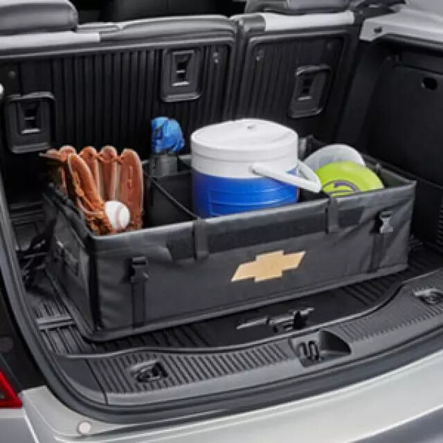 OEM NEW 20182021 GM Cargo Area Organizer in Jet Black with Bowtie Logo