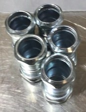 Compression Coupling 1 Steel Fittings 5pcs NOS SURPLUS