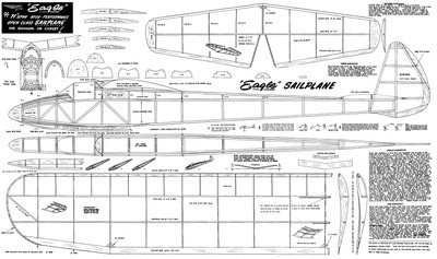 Hearns Hobbies Eagle Mk1 RC Segelflugplan