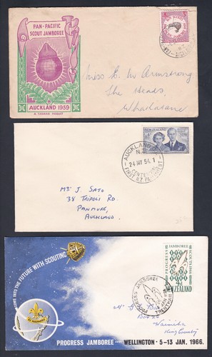 1949-66 TEN DIFFERENT NEW ZEALAND PRE-DECIMAL STAMP FIRST DAY COVERS #3 - Picture 5 of 5