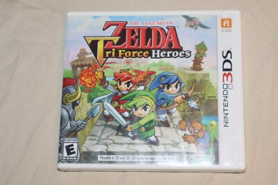 Legend of Zelda: Tri Force Heroes (Nintendo 3DS, 2015) NEW SEALED