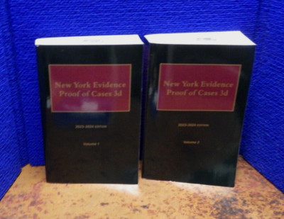New York Evidence Proof Of Cases 3d 2 Vol 2023-2024 Edition  SC Book