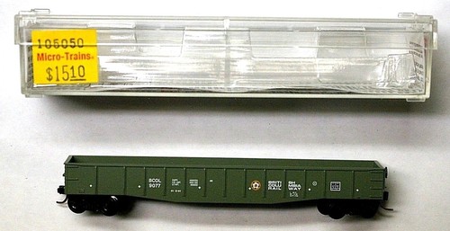 MTL Micro-Trains 105050 British Columbia BCOL 9077 50 pies góndola M estribo | Zustand: New
