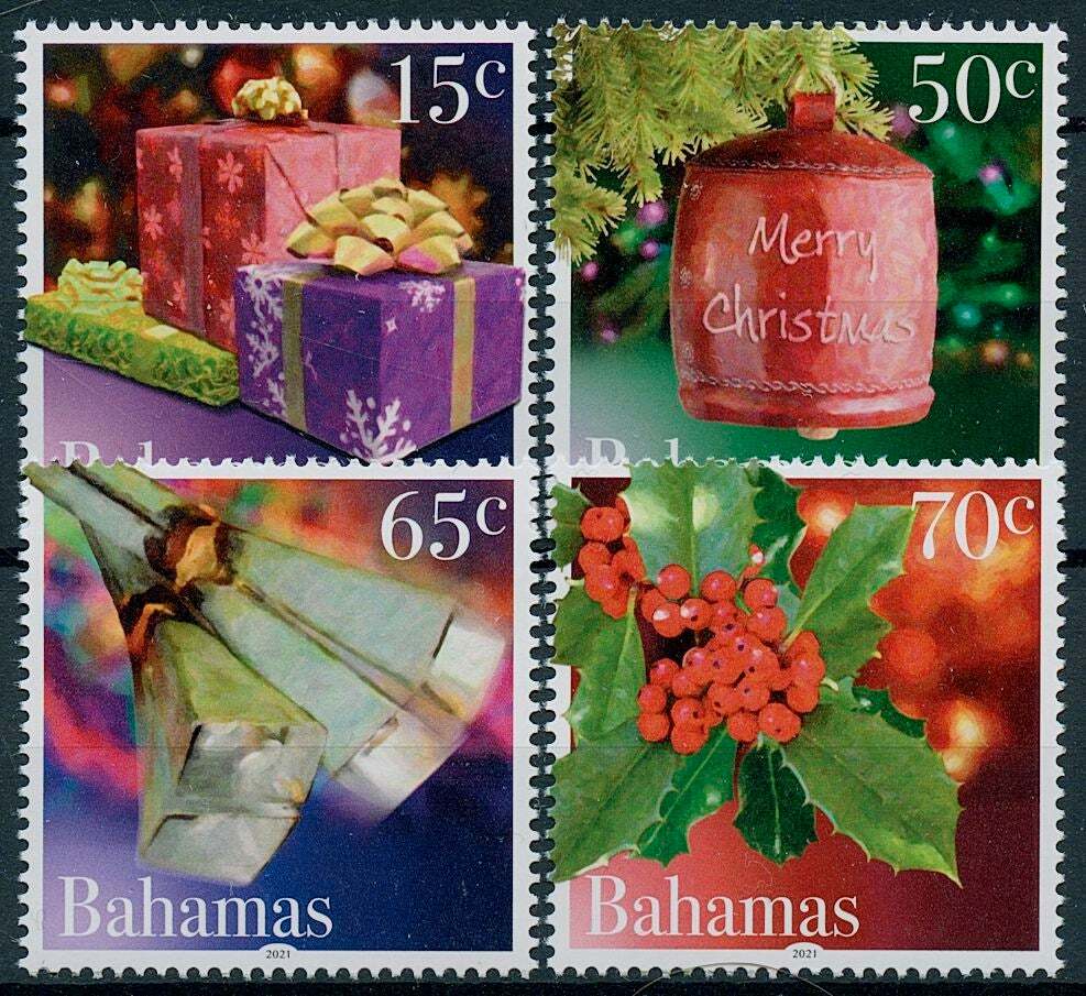 Bahamas 2021 MNH Christmas Stamps Grelly UK