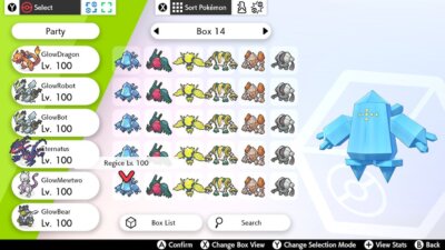 Shiny Regi Pack 6IV Per Pokémon Scarlatto E Viola – Commercio Veloce DLC Indaco