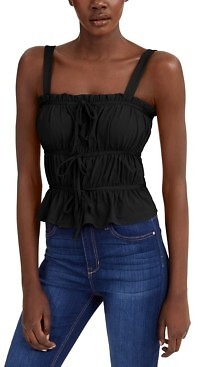 square neck tank top spaghetti strap