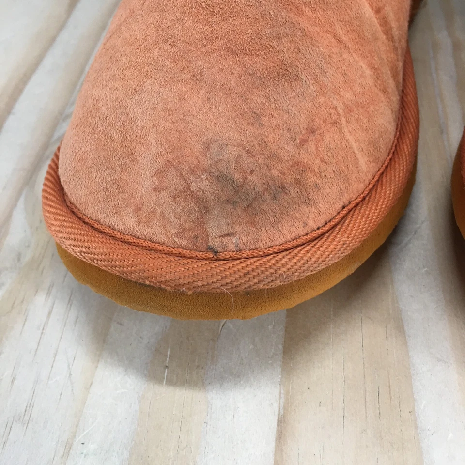 Emu Australia ботинки женщин 7 жало стриженный мех оранжевый замши меха подкладка тянуть на - Изображение 4 из 4