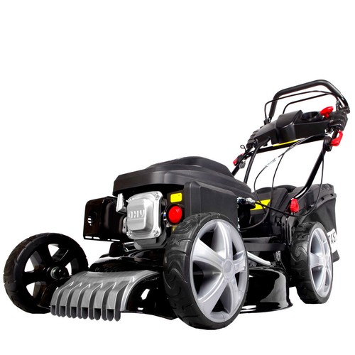 BRAST Benzin Rasenmäher Elektrostart Radantrieb 46cm Schnittbreite 2,5kW(3,4PS) - Bild 2 von 12