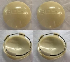 SET OF 4 RAW FINISH PLASTIC UNPAINTED BOSS MOTORSPORTS 3173 WHEEL RIM CENTER CAP