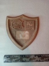 Fisher Guide - UAW skilled trade award plauge, 8x8x1, cast plaster, hangs, - no