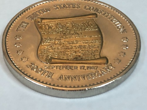 Moneda conmemorativa del bicentenario 1987 dos tonos doble águila Constitución de Estados Unidos - Imagen 9 de 9