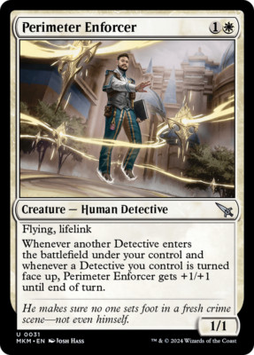 x1 Perimeter Enforcer MKM MTG 31 UNCOMMON M/NM 1x