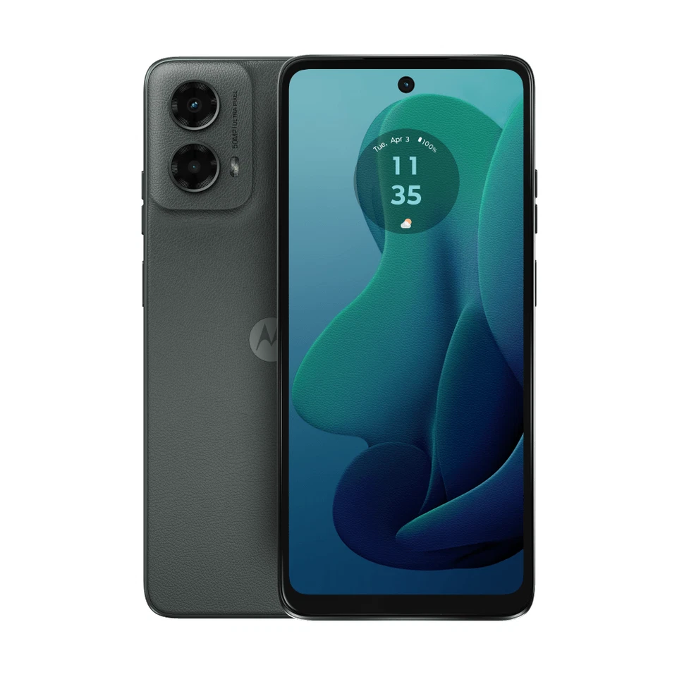 Solo para celular de consumo Motorola Moto G 5G 2024 128 GB XT2417 verde muy bueno