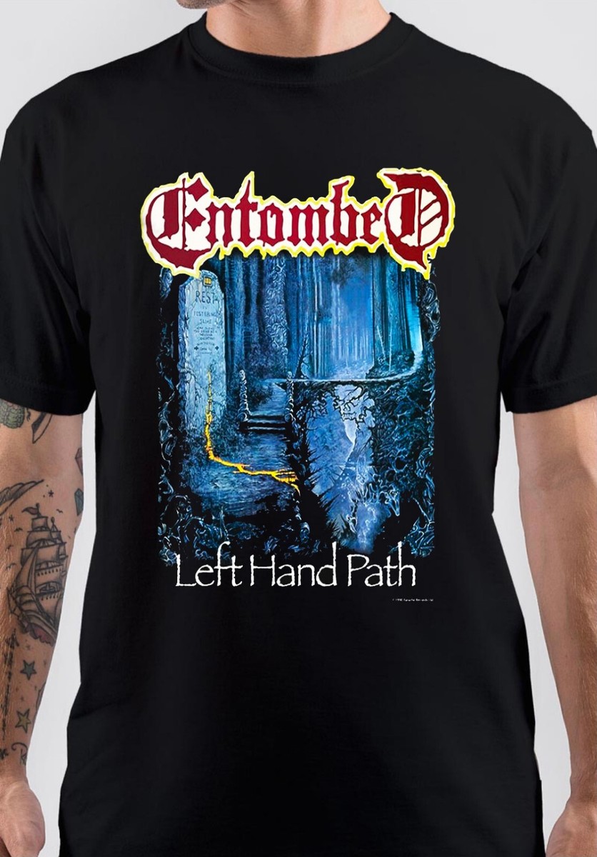 Entombed ツアーTシャツ Lサイズ 黒 Entombed Band - Left Hand Path Short Sleeve Black Size S to 5XL T