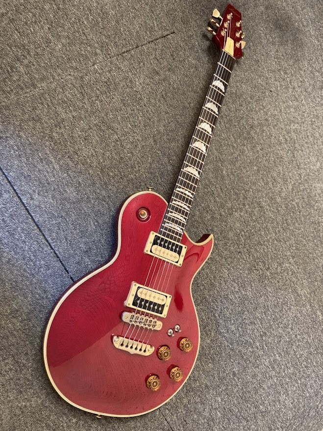Aria Pro II Electric Guitar PE-R80 LP Type Red Made in Japan Aria Pro II Electric Guitar PE-R80 LP Type Red Made in Japan