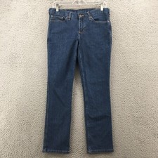Carhartt Relaxed Fit Straight Leg Jeans Womens 2SH actual 32x29 Blue Denim Zip