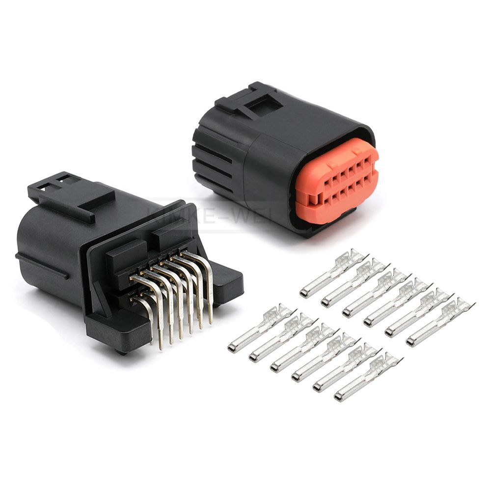 希少 connectersコネクターズ ブラックスタッズ ブレスレットアーカイブ 12 Pin/Way JAE MX23A Series ECU Male Female Sealed Waterproof