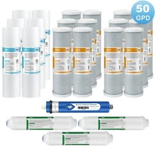 1-3 Year Set 5-Stage 50 GPD RO Water Filter Fit for APEC Reverse Osmosis Systems