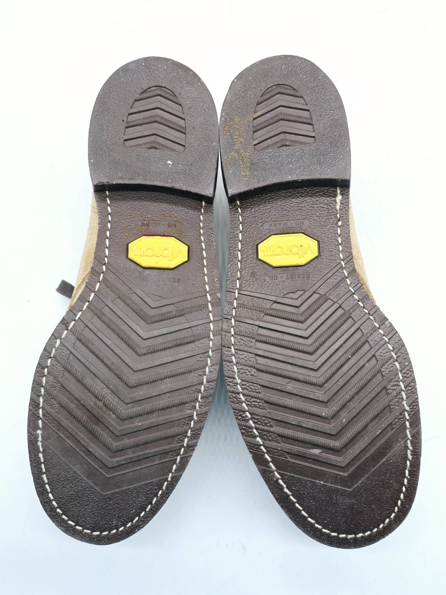 Original Chippewa Suede Khaki Whirlwind Service Oxford Shoes Men's