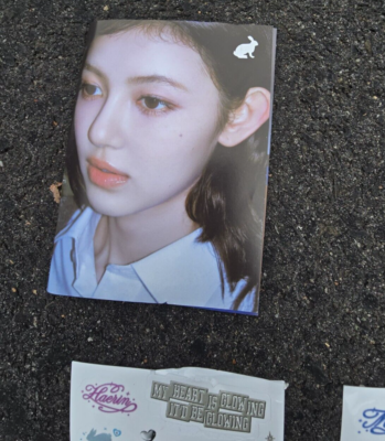 New Jeans OMG Ditto CD Message Cards Danielle Version stickers