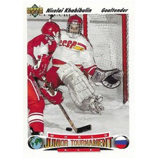1991 Upper Deck Nikolai Khabibulin Rookie Card