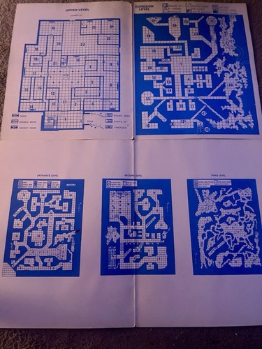 Advanced D&D:  Dungeon Module G 1-2-3 Against The Giants (Gary Gygax ) 1978/1981 - Picture 3 of 5