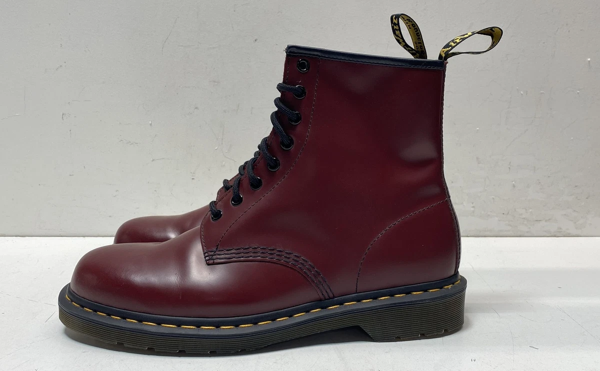 Dr. Martens Maleke Cherry Red Canvas Ankle Chukka Boots Men\'s Sz 10 Women Sz‎ 11 Dr. Martens Red Boots for Men for Sale - Shop New & Used  main image 4