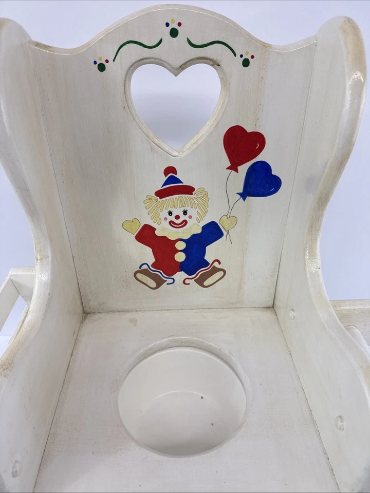 Vintage Antique Wooden Toddler Potty Chair Seat Comode Training Child - Image 3 of 4
