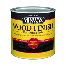 Minwax Wood Finish 227644444, 8 Fl. Oz., Pack Of 1, True Blac