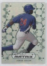 2013 Leaf Rookie Retro Genetic Matrix Green 24/50 Jorge Soler #GM-JS1 3m8