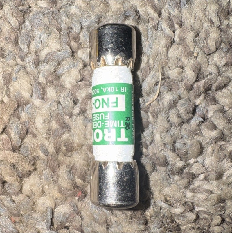 TRON FNQ 10A 500V AC Time-Delay/Slow-Blow (T) D-Type Cartridge Fuse