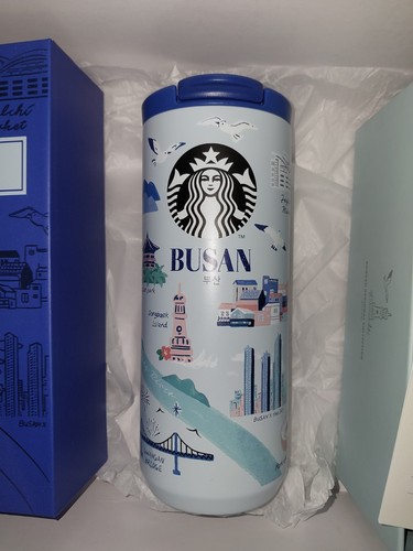 Starbucks BUSAN Stainless Steel Tumbler, Korean Regional Collection 2024 - 355ml - Picture 2 of 14