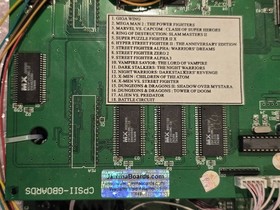 Capcom CPS2 18-In-1 JAMMA Multigame PCB