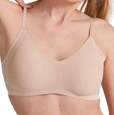 NWOT HONEYLOVE SILHOUETTE WIRELESS BRA SAND SIZE 38B/C