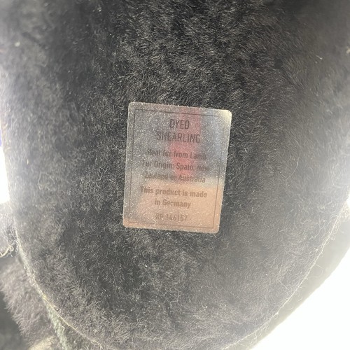 Zuecos Birkenstock Boston de piel de oveja negros calce estrecho para hombre talla 42 9-9,5 EE. UU. Nuevos - Imagen 10 de 13