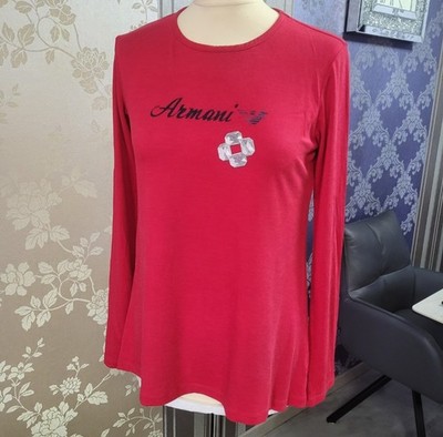 Armani Junior Top Longsleeve Langarm Shirt Gr. 16A 175 Super Zustand 