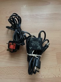 Sega Dreamcast Console And Two Controllers, One Memory Card