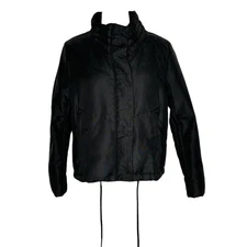 Helmut Helmut Lang Cotton & Nylon Down Jacket Size S Black Long Sleeve Outerwear