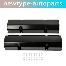 Chevy Sbc 350 Fabricated Valve Covers Black Tall Wo Hole Chevy Sbc 350 Fabricated Valve Covers Black Tall Wo Hole